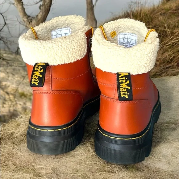 Dr. Martens Combs Tech Faux Fur-lined Chelsea Ankle Boots Size 9. - Picture 4 of 6